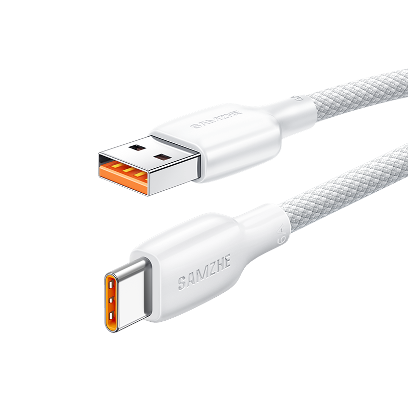 Sanze [2-Pack] Type-C Data Cable 100W Super Fast Charging 6A Compatible with Huawei Pura70/Mate80 Honor 66W Xiaomi Vivo Android Phone Charger 1.5m
