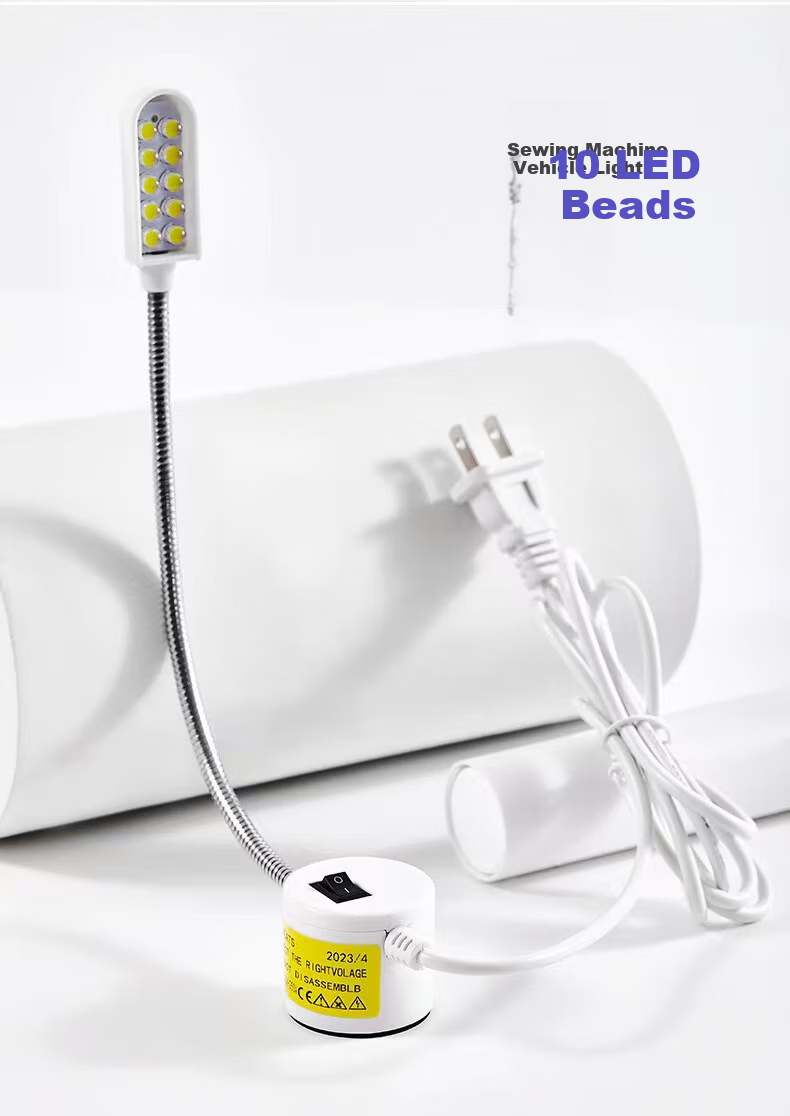 Guan'an LED Sewing Machine Workbench Lamp Portable Magnetic 10 LED Beads 1