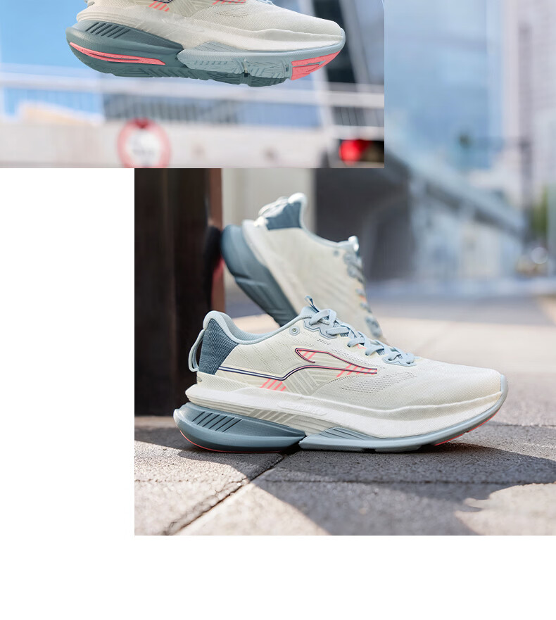 361° Men's Running Shoes Chiyan 6 Spring Summer Breathable Casual Commuter Cushioned Jogging Shoes 672612202-1 32