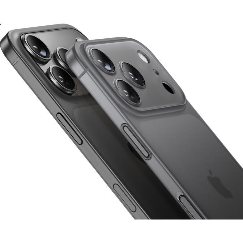 Чехол для Apple iPhone 17 Pro Mofei, ударопрочный, полупрозрачный, матовый, с защитой камеры, с охлаждением, противоскользящий, синий