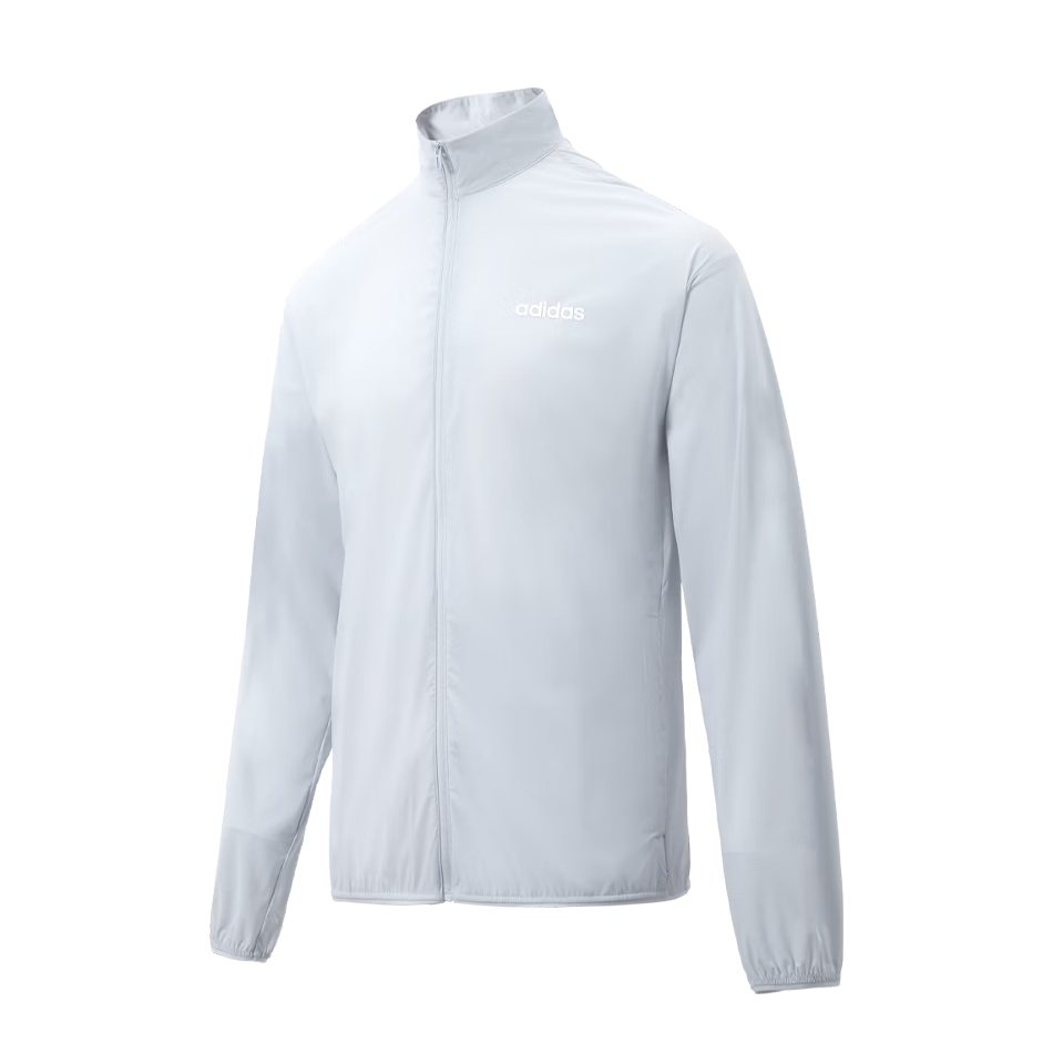 Adidas Unisex Windproof Trendy Cooling Woven Jacket JI8470 for Sports and Outdoors