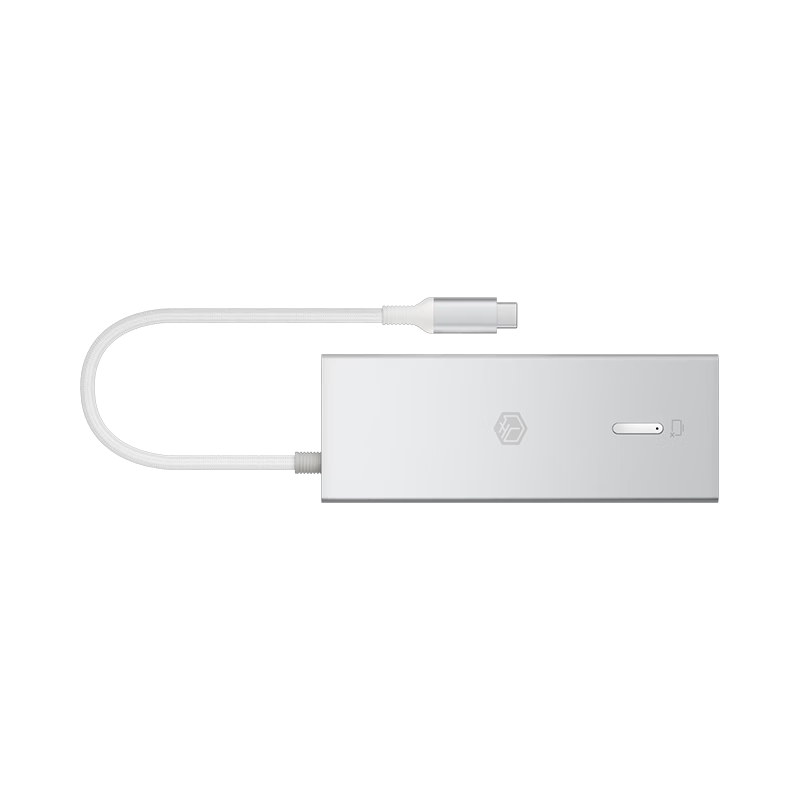 JD Jingzao 10-in-1 Docking Station 4K UHD Display Gigabit Ethernet PD 100W USB 3.0 Multi-Function Adapter for Mac Apple Laptop