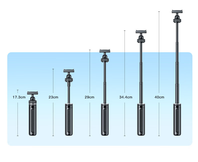 Shili Fan Magnetic Quick-Release Mount Handheld Selfie Stick for DJI Action 5 Pro Black Upgraded Version 8