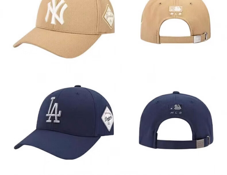 MLB Baseball Cap Unisex Hard Top Duckbill Sunshade Casual Sports Hat Gift 3ACP8501N-50GOS-F 13