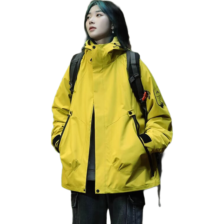 Romon Outdoor Hooded Softshell Jacket Unisex Spring Autumn Couple Dopamine Windproof Waterproof Mountaineering Coat