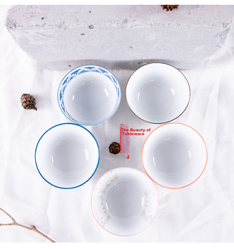Huaqingge Tang-style Blue and White Porcelain Dinnerware Set 38-Piece Gift Box Underglaze Color Tableware Set for Housewarming 12