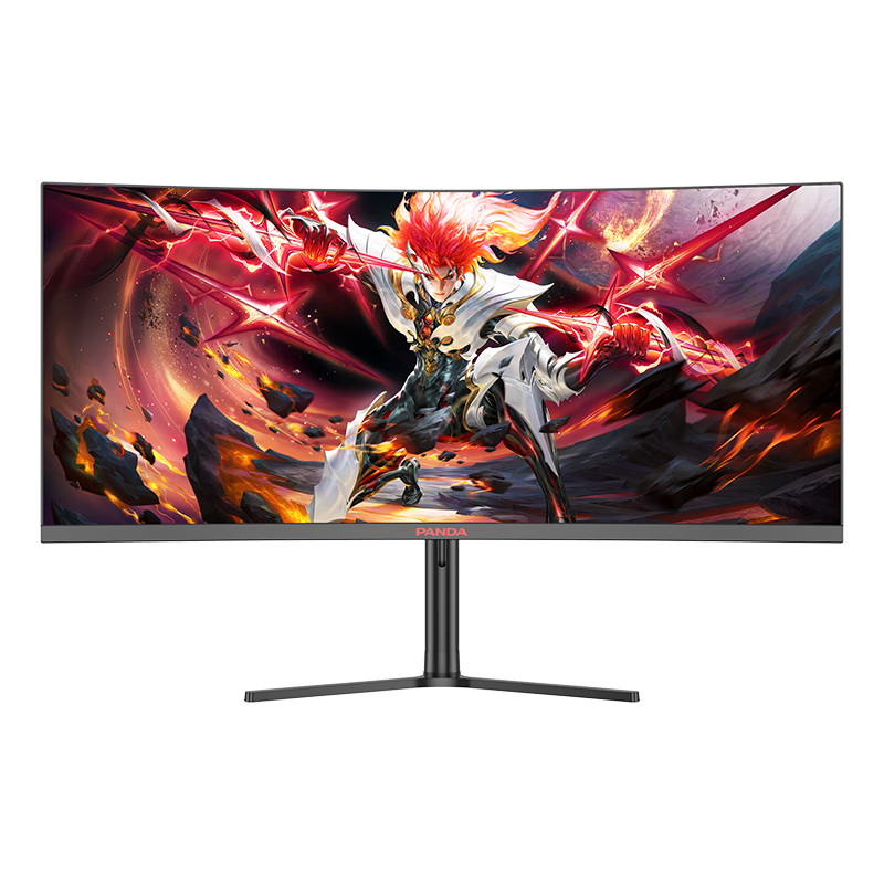 Panda 34-inch 21:9 Ultrawide QHD 240Hz HDR400 PIP/PBP Adjustable Rotatable 1ms Gaming Curved Monitor MX34U7