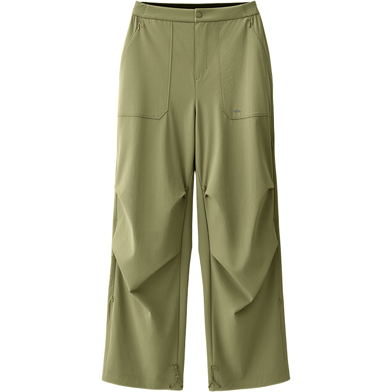 Beneunder Men's Paratrooper Pants Multifunctional Water-Repellent Outdoor Softshell Tactical Casual Trousers DT001 Wild Green L