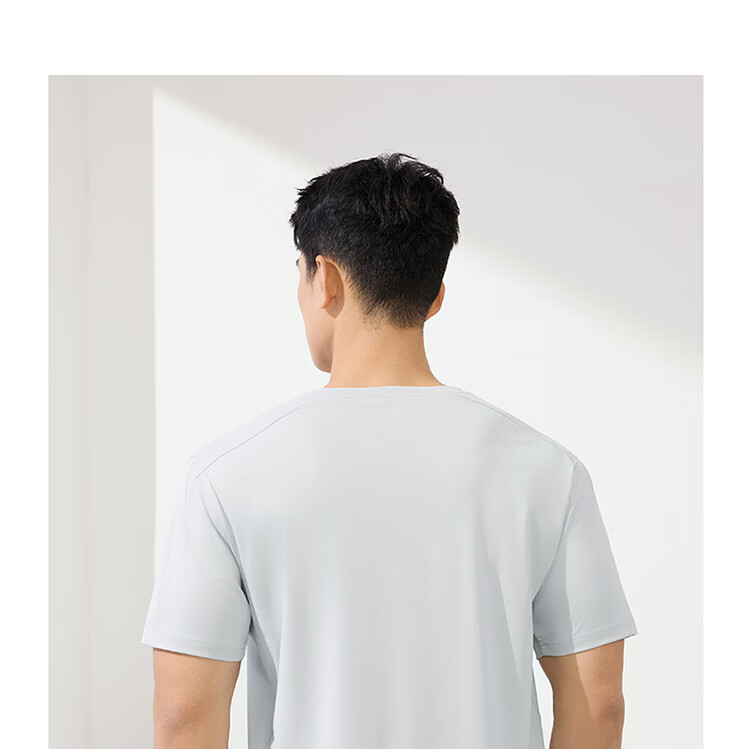 361° Men's T-Shirt Spring Summer New Quick-Dry Loose Fitness Sports Casual Short Sleeve Cool Top 652624124-6 8