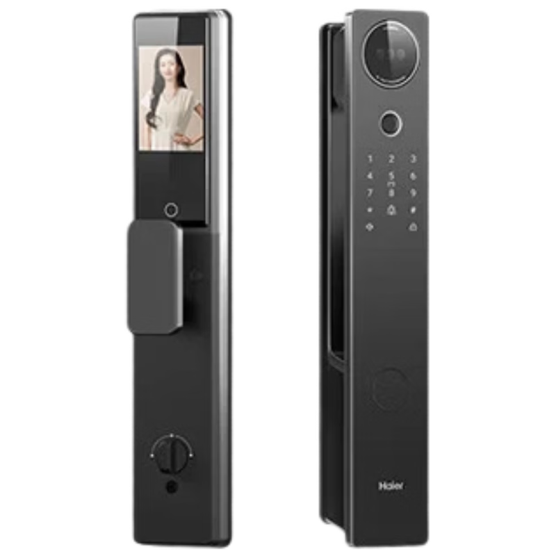 Haier Smart Door Lock Facial Recognition Electronic Password Lock Home Security Fingerprint Lock P30Max Large Screen