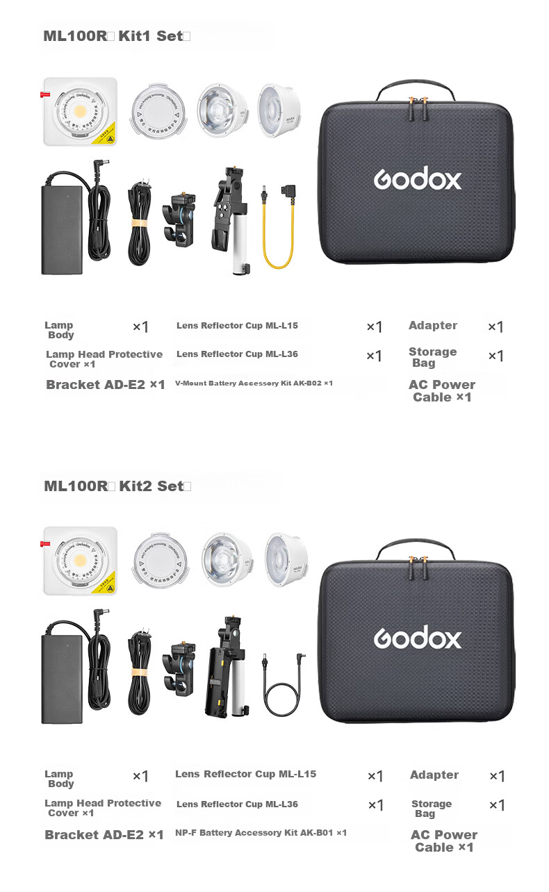 Godox ML80BI Continuous Fill Light Handheld Photography Light Portable COB Outdoor Shooting Video Light 28