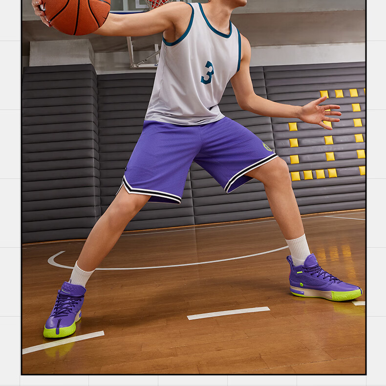 361° Men's Sports Shorts Spring Summer New Quick-Dry Basketball Five-Point Loose Printed Pants 652621702-1 15