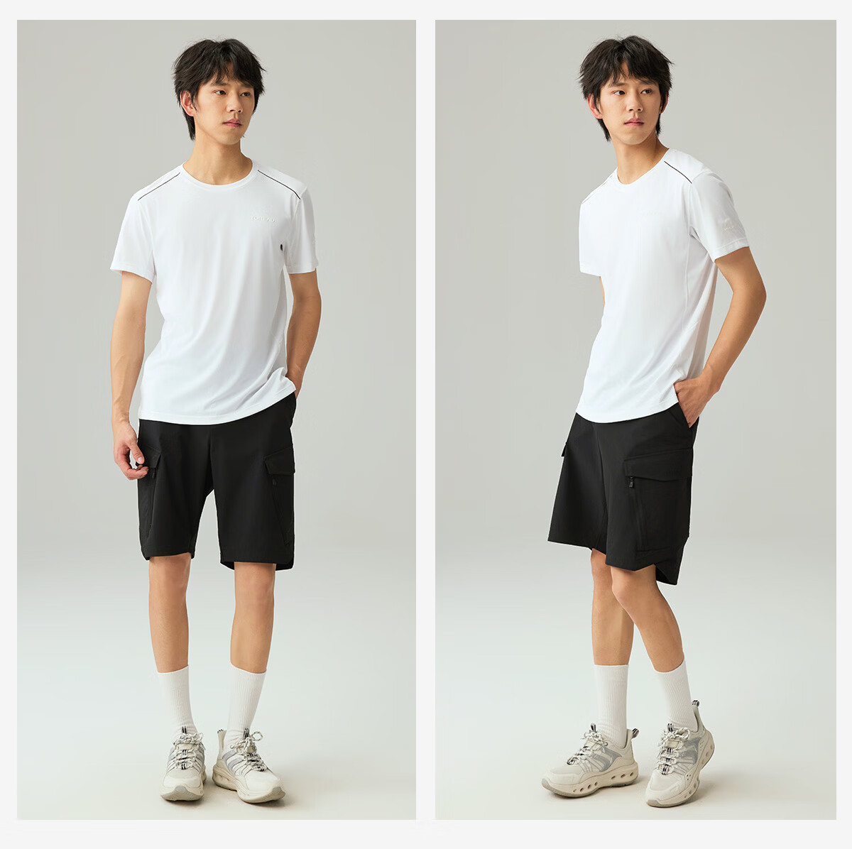 TOREAD Mall Same Style Quick-Dry Short Sleeve T-Shirt Couple Functional Breathable Stretch Crew Neck Sports Hiking Shirt TAJJAN81025 12