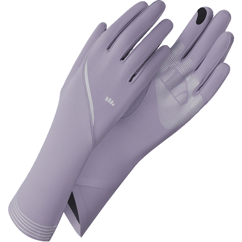 Beneunder Anti-UV Sun Protection Gloves for Driving and Sports, Wrist Sun Protection, Purple