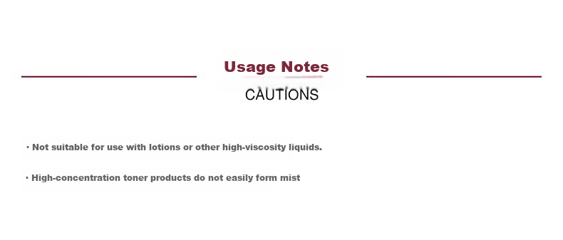 MUJI Spray Head F1A8095 for Toner Transparent 1 Piece 3