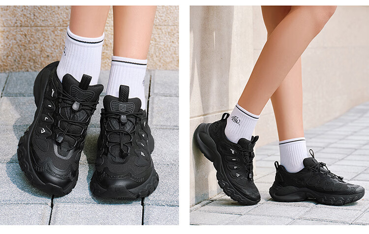 FILA Official Women's Mushroom Dad Sneakers 2026 Spring Casual Sports Shoes 19
