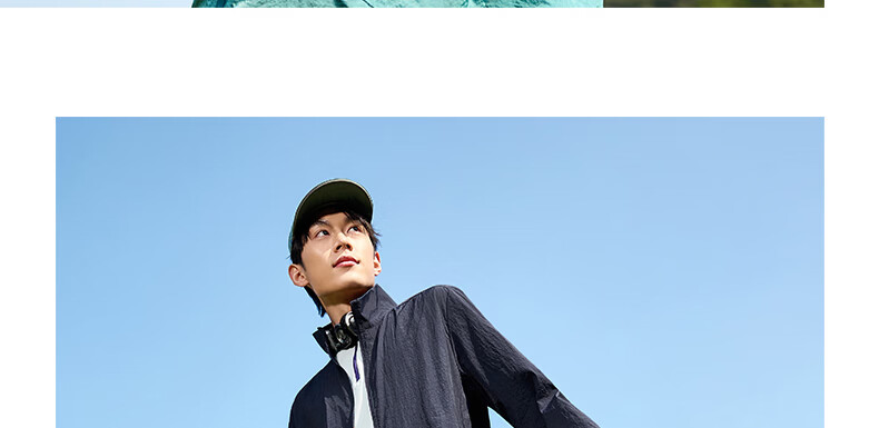 361° Men's Sunscreen Jacket Spring Summer UPF100+ Sports Outdoor Stand Collar Cooling Quick-Dry Coat 652624611-3 27