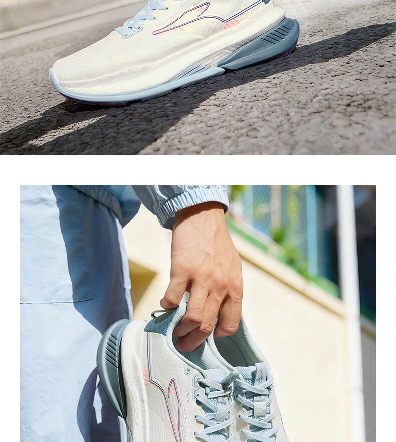 361° Men's Running Shoes Chiyan 6 Spring Summer Breathable Casual Commuter Cushioned Jogging Shoes 672612202-1 30
