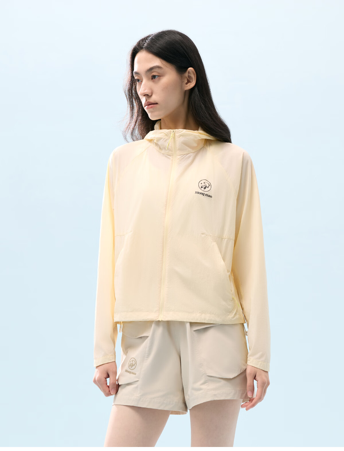 Xiongmao [Ice Stick 3.0], Liu Yifei's Same Style Sun Protection, for Men And Women, Spring And Summer New Ice-Cool Breathable Original Yarn UPF90 Jacket 5081 40