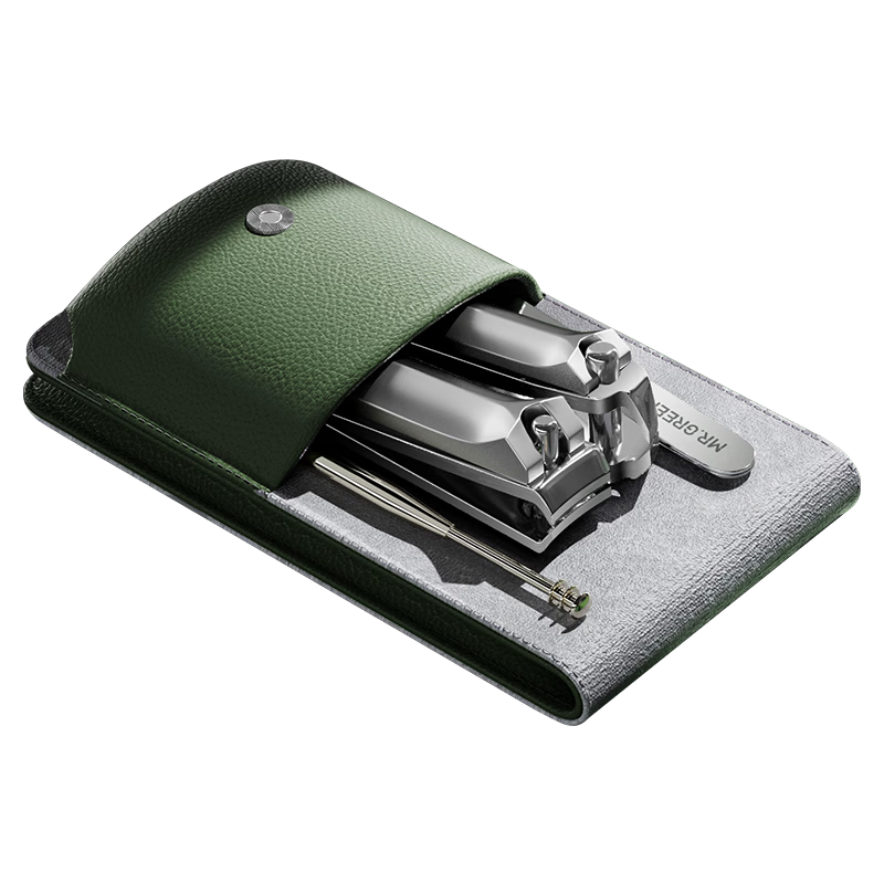 MR.GREEN German Nail Clipper Set, Tools Including Nail Clippers/pliers, Imported Stainless Steel, Travel Kit for Business Trips, 4-Piece Set Mr-6503
