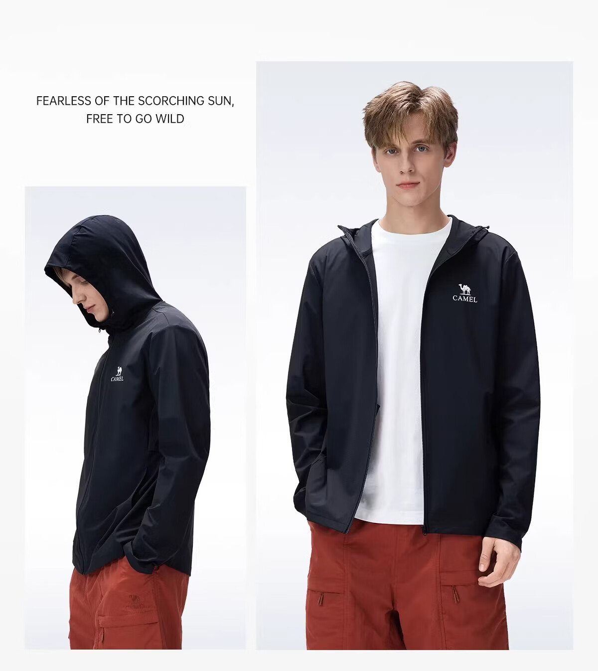 CAMEL Outdoor Original Yarn Sun Protection Jacket 2026 Spring Summer New Unisex UV Protection Breathable Windproof Coat 1002 30