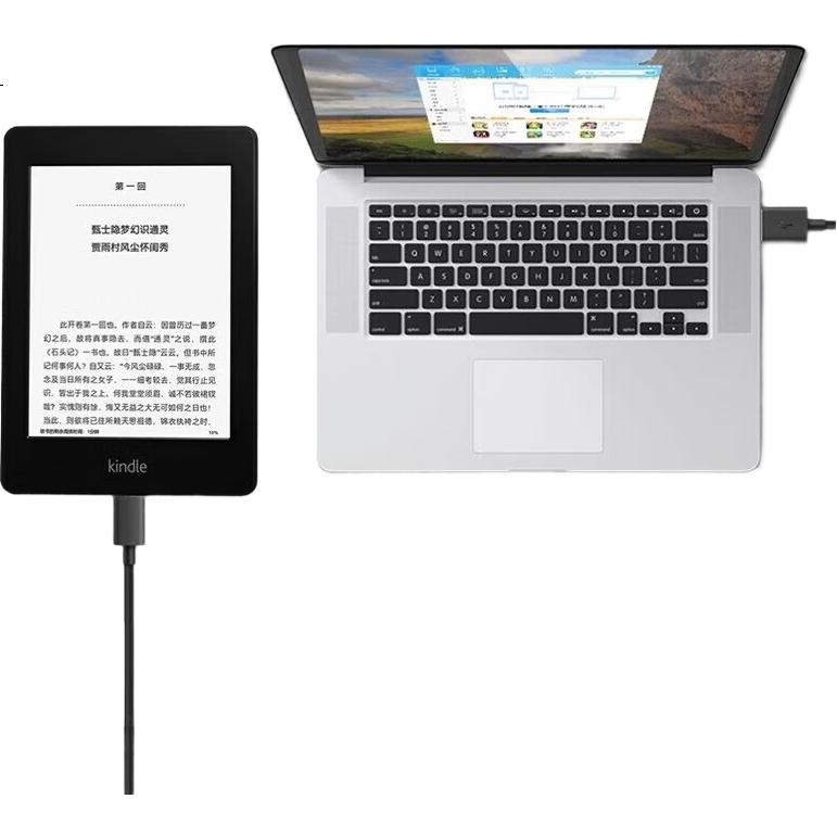 Кабель данных Jinling Shengbao для Amazon Kindle, Micro USB, 6A, 1м, черный