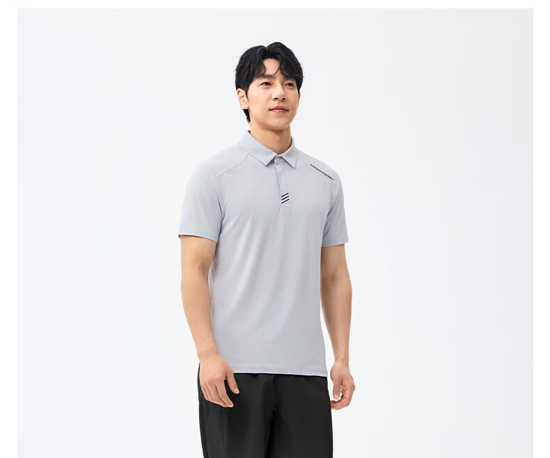 361° Men's Short Sleeve Polo Shirt Spring Summer Sports Casual Sun Protection Cooling Top 652624104-4 36