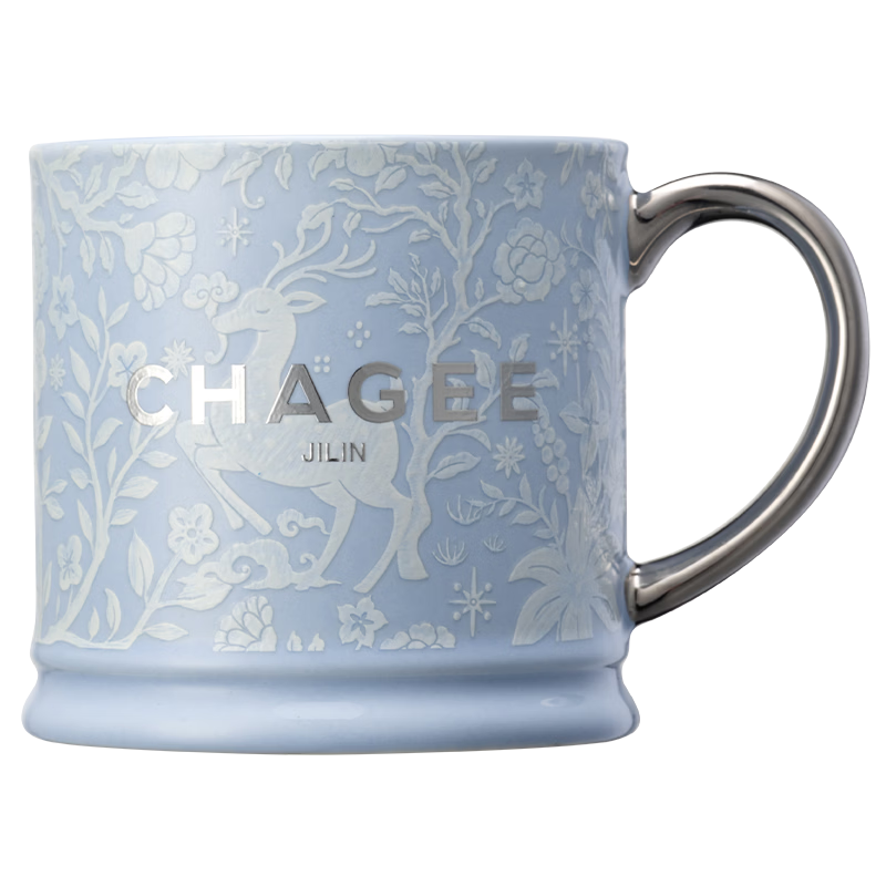 CHAGEE Jilin Limited Edition City Mug, Desktop Cup, Open-Mouth Water Tea Cup, Ceramic Cup, Coffee Mug, Birthday Gift