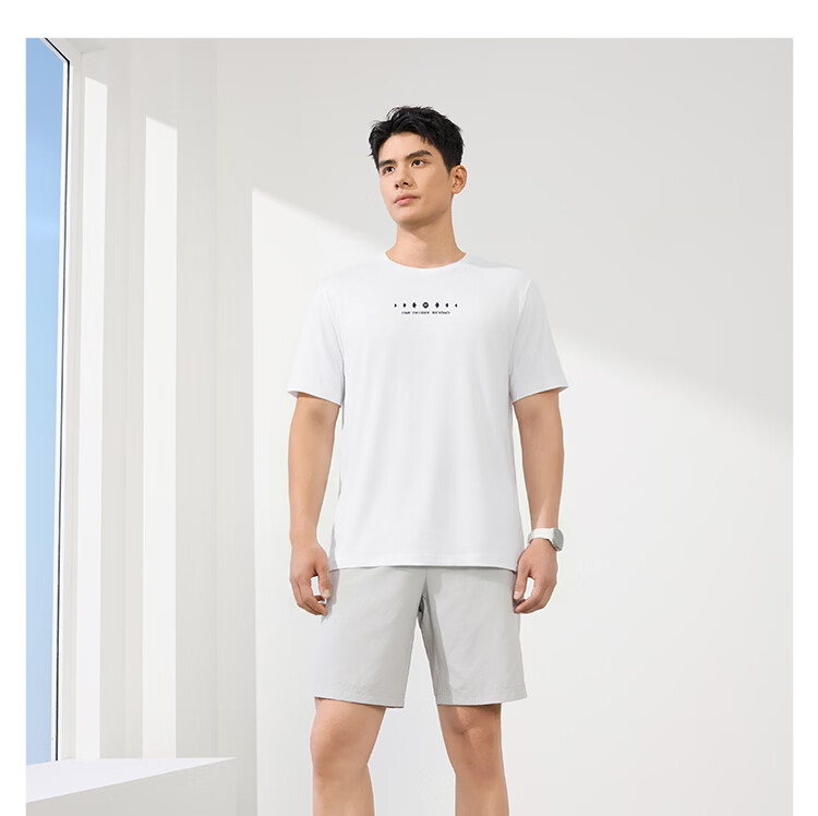 361° Men's Spring Summer Sports Quick-Dry T-Shirt Fitness Casual Short Sleeve Top Base Layer 652624122-1 12