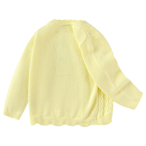 Balabala Kids Baby Sweater Girls Jacquard Cardigan 2025 Autumn Knit Sweet Little A-Line 208325103005