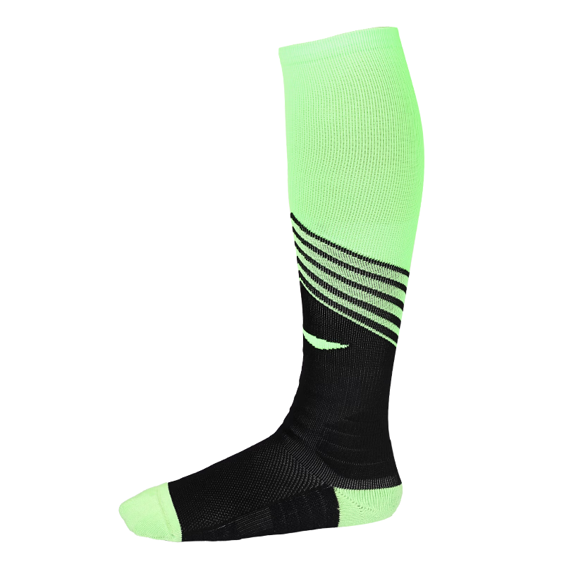 Li-Ning Football Socks Long Tube Adult Children Thickened Towel Bottom Professional Training Competition Non-Slip Breathable Socks Green XL