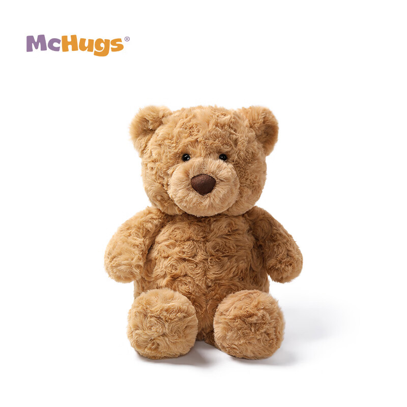 MCHUGS McHugs Curly Bear Plush Toy Comfort Doll Children's Day Gift Girls Birthday Gift Keychain 18cm