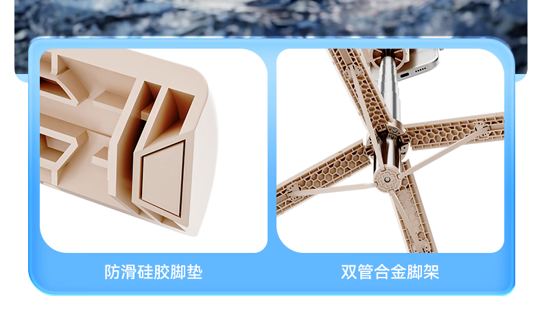 Suoying [2026 New] Selfie Stick Phone Holder Floor Tripod Live Streaming Stand 360° Rotation Anti-Shake Auto Tracking Travel Compact Portable Concert Photography 23