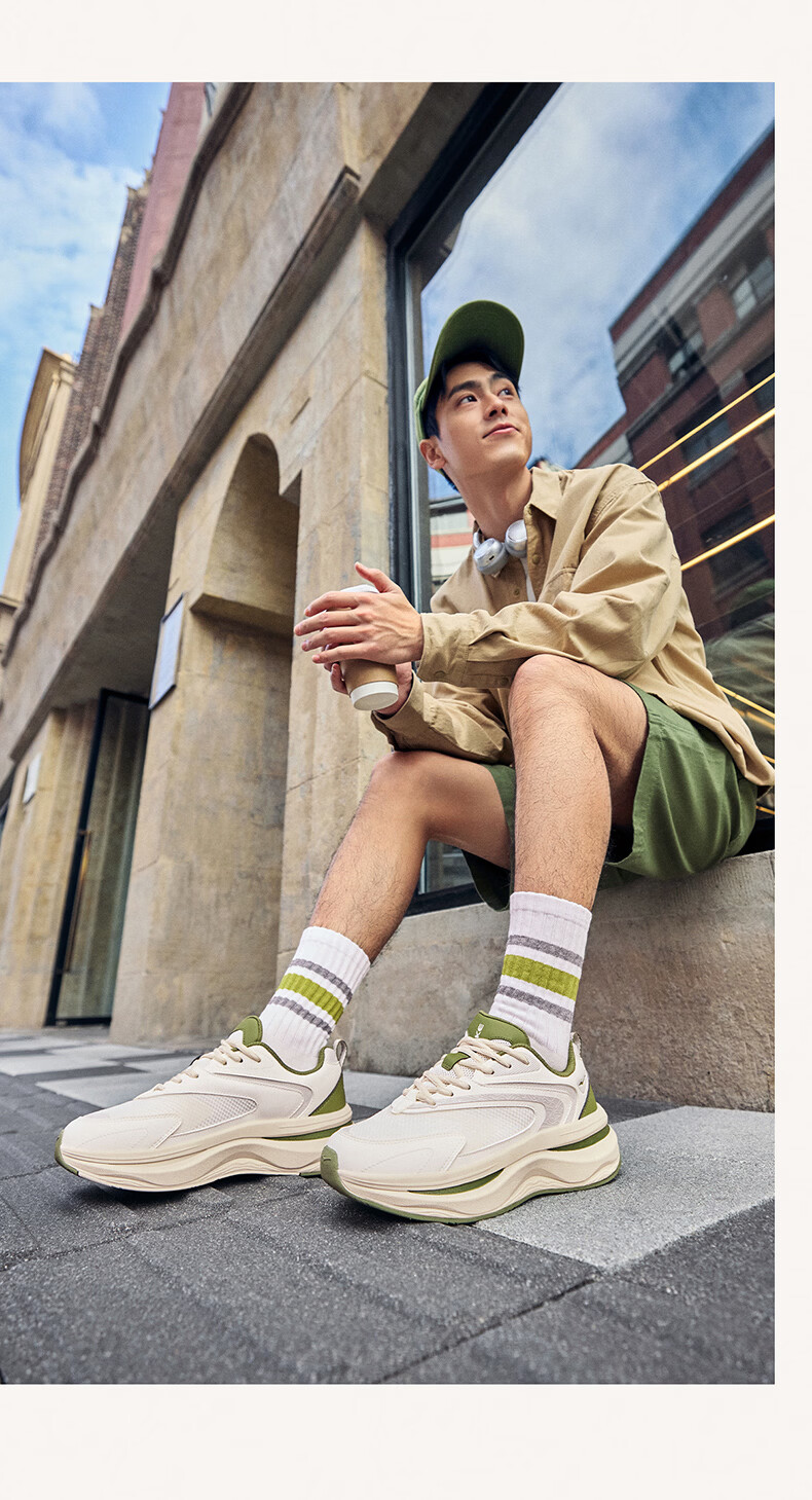 ERKE 2026 New Comfortable Thick-Soled Dad Sneakers Soft Elastic Versatile Casual Shoes Wei Yang 3 23