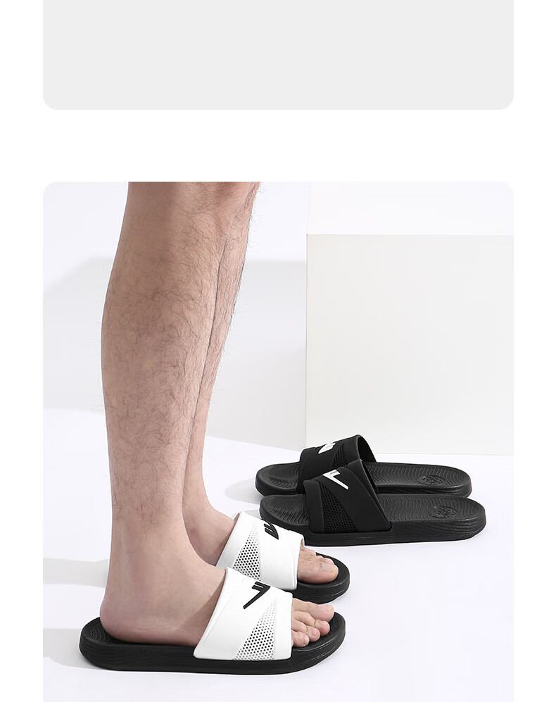 Warrior Official Slippers 2026 Summer Outdoor Beach Couple Sandals Men Non-slip Odor-resistant Slippers Unisex White Pink Size 37 8