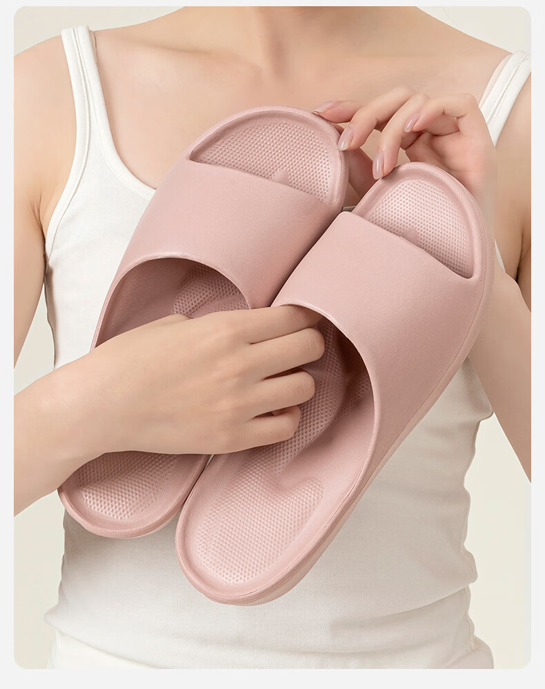 She Enjoy EVA Women's Home Indoor Bathroom Simple Slippers 5