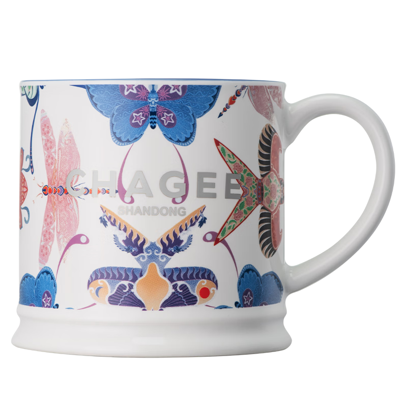 CHAGEE Shandong Limited Edition City Mug Desktop Open Mouth Ceramic Tea Coffee Cup Birthday Gift