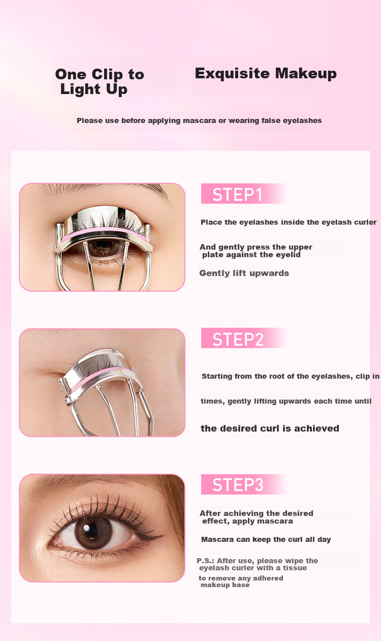 Kiss Me Hanayome Mascara Curler Beauty Tool Designed for Asian Eye Shape 7