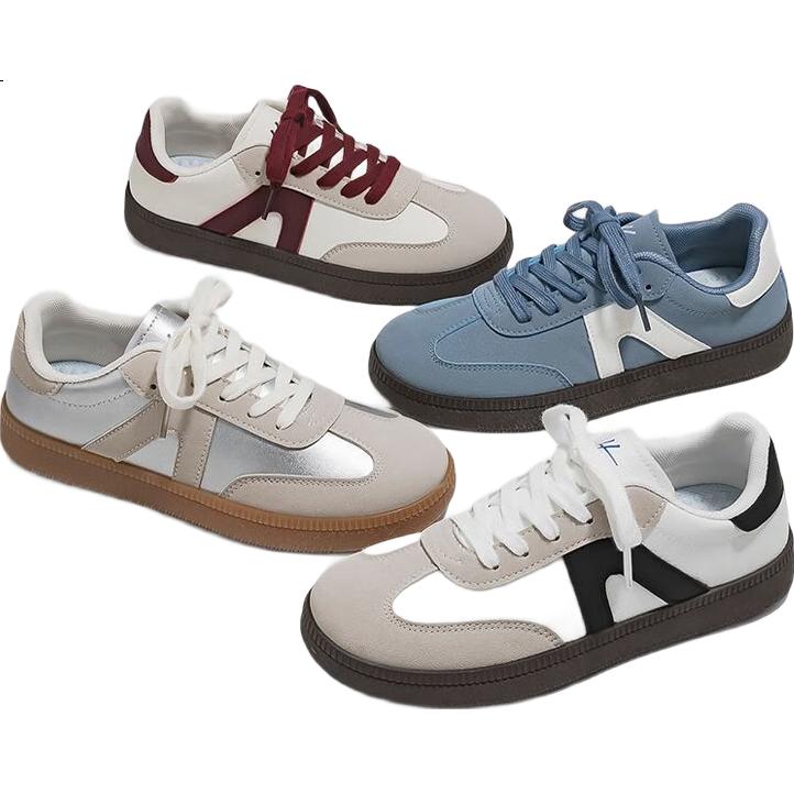 Global Blue Vintage German Trainer Women 2026 New Spring Summer Versatile High-Value Commuter Shoes