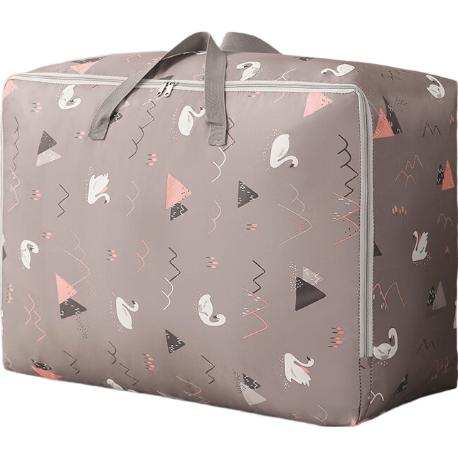 Siwangongli Cotton Quilt Bag, Thickened Oxford Fabric Quilt Storage Bag, Clothing Storage Pouch, Large Capacity Moving Packing Suitcase
