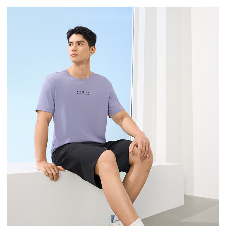 361° Men's Spring Summer Sports Quick-Dry T-Shirt Fitness Casual Short Sleeve Top Base Layer 652624122-1 21