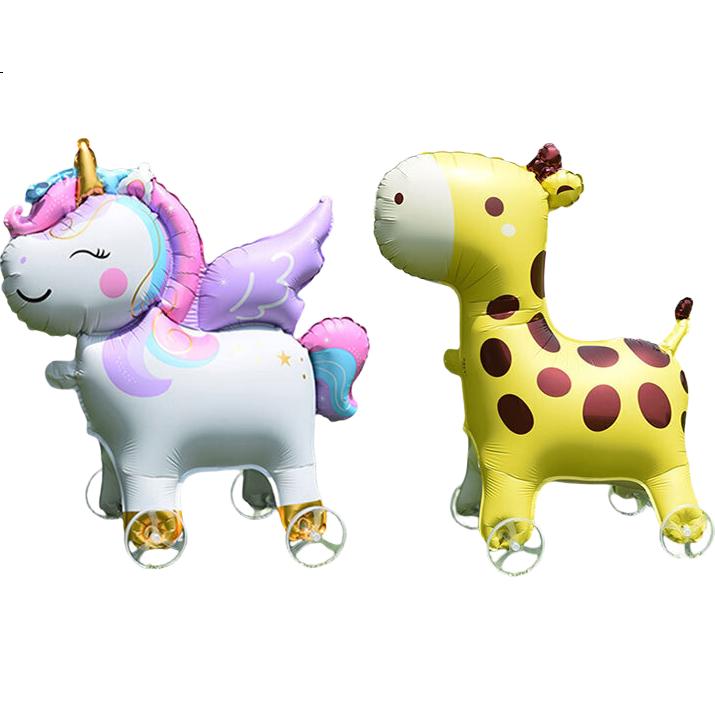 Шары ходячие "Unicorn" и "Жираф"