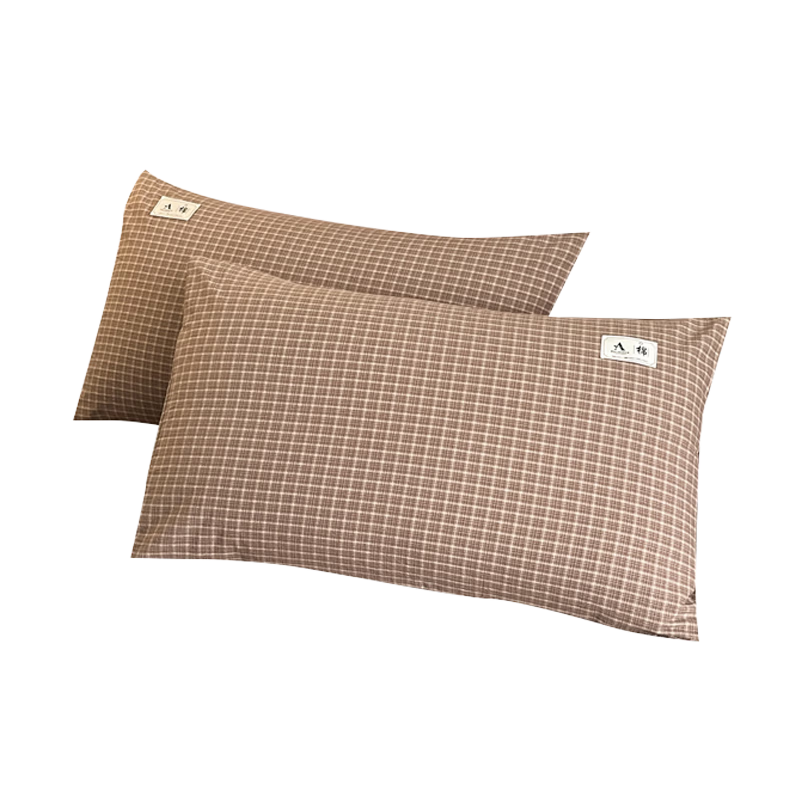 MUJI A-Class 100% Xinjiang Cotton Pillowcases, Pure Cotton Pillow Covers, 48x74cm, Pair