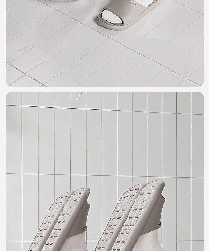 Puxiqin Refreshing Bathroom Slippers Indoor Home Summer Non-Slip Quick-Dry Drainage Shower Hollow Sanitary Cool Slippers for Women 12
