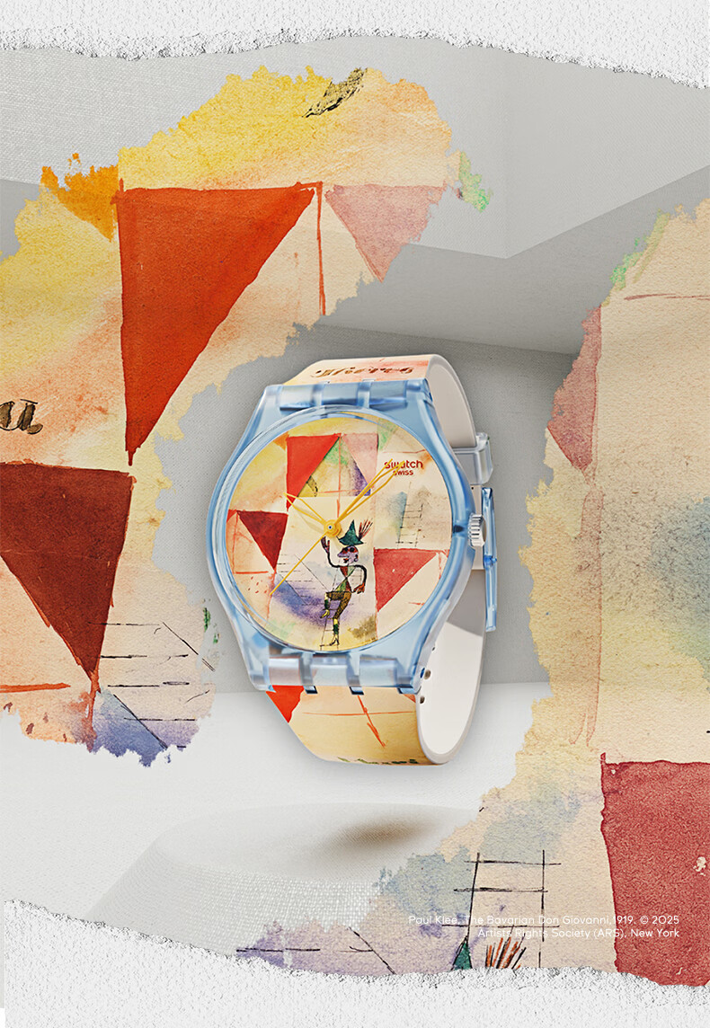 Swatch Swiss 26th Anniversary New Museum Collaboration Color-Changing Watch Graduation Gift for Girlfriend Trendy Unisex Quartz Watch 8