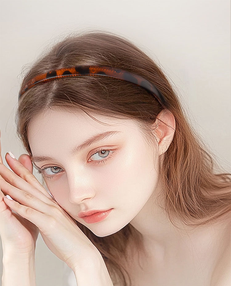 M2KA Women's Irregular Wavy Soft Velvet Headband Non-Slip Invisible Comfortable Hair Hoop Hair Clip 1