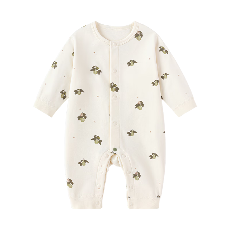 Babylove Anxinrou Baby Romper Spring and Autumn Pure Cotton Baby Jumpsuit Crawling Suit Pear Joy