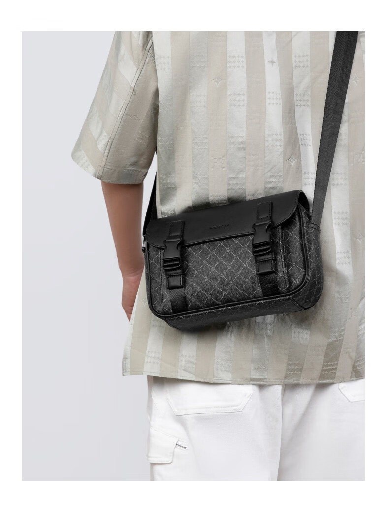 MEXICAN Men's Printed Casual Commuter Crossbody Shoulder Bag Phone Bag Birthday Gift High-end Light Luxury 10