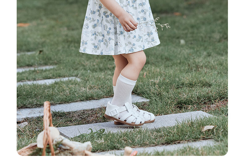 Happy Little Bear Baby Summer Lightweight Dress Antibacterial Toddler Girls Casual Mite-Resistant Stylish Clothing 38