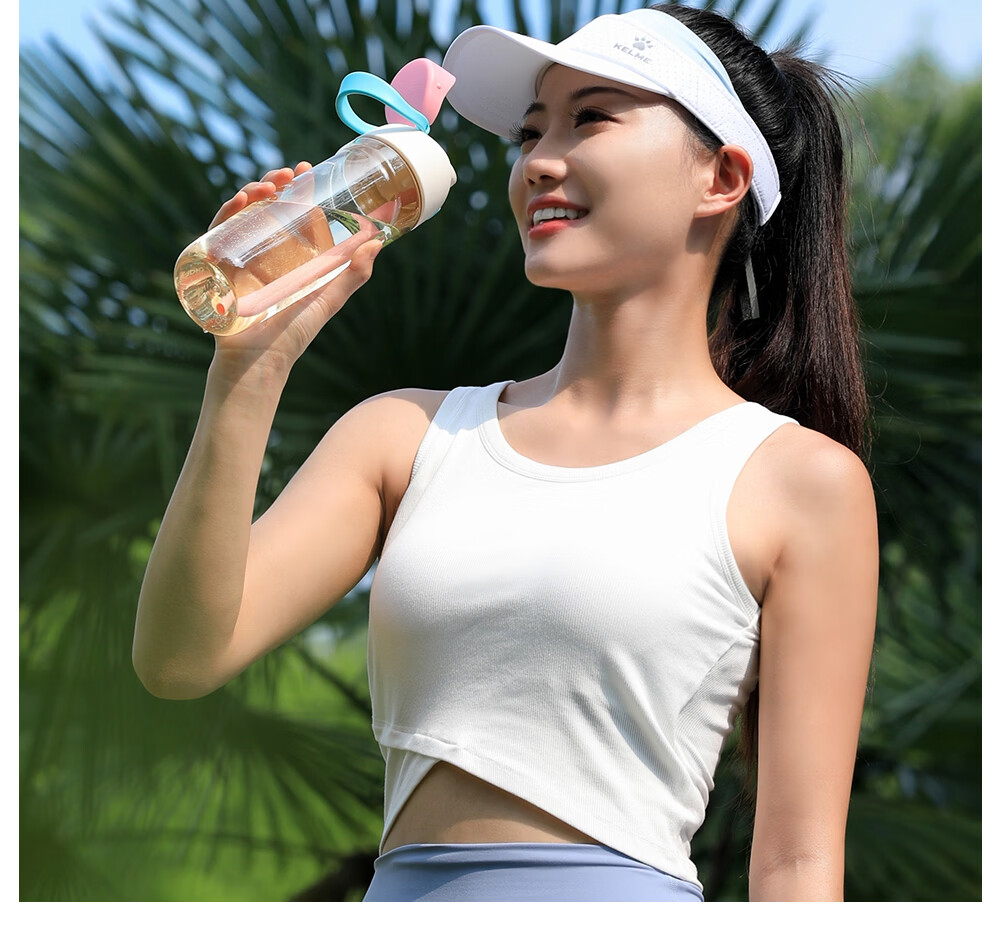 Fuguang Plastic Water Bottle Straw Cup Unisex Student PPSU Large Capacity Portable Sports Fitness Cup 820ML Red 13